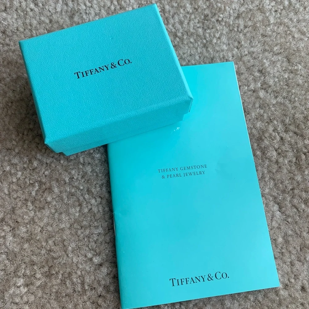 Tiffany & Co Solitaire Diamond Stud Earrings - Picture 10 of 14